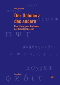 Cover image: Der Schmerz des andern 1st edition 9783034334907