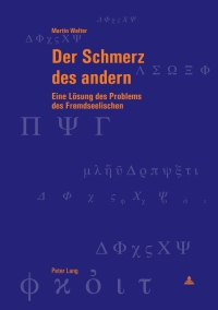 Imagen de portada: Der Schmerz des andern 1st edition 9783034334907