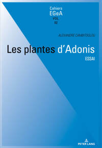Titelbild: Les plantes d’Adonis 1st edition 9783034335393
