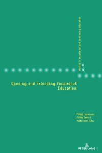Imagen de portada: Opening and Extending Vocational Education 1st edition 9783034334877