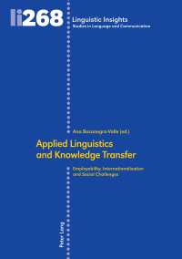 Cover image: Applied Linguistics and Knowledge Transfer 1st edition 9783034337144