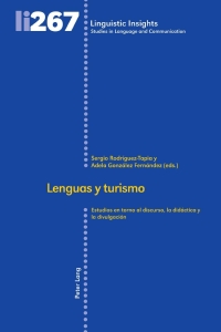 Cover image: Lenguas y turismo 1st edition 9783034338813