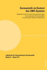 Omslagafbeelding: Germanistik im Kontext des LMD-Systems 1st edition 9783034338837