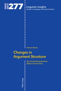 Immagine di copertina: Changes in Argument Structure 1st edition 9783034340953