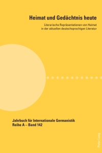 表紙画像: Heimat und Gedächtnis heute 1st edition 9783034339902