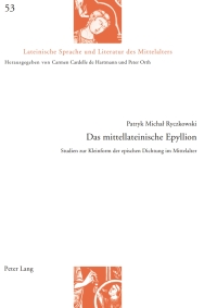 Immagine di copertina: Das mittellateinische Epyllion 1st edition 9783034343442