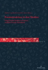 Cover image: Parainteraktion in den Medien 1st edition 9783034344944