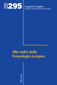 Titelbild: Alle radici della fraseologia europea 1st edition 9783034346450