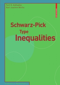 Titelbild: Schwarz-Pick Type Inequalities 9783764399993