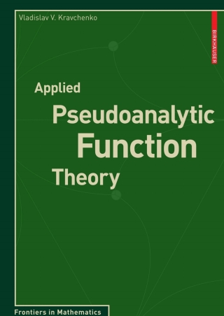 Cover image: Applied Pseudoanalytic Function Theory 9783034600033