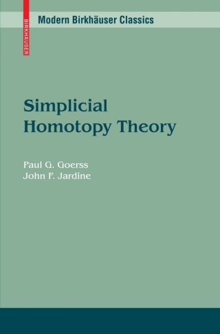 Immagine di copertina: Simplicial Homotopy Theory 9783034601887