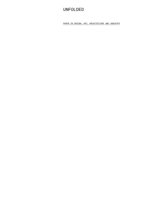 Cover image: Unfolded 1st edition 9783034600323
