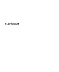 Cover image: Stadthäuser 1st edition 9783764386092