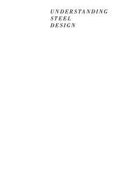 صورة الغلاف: Understanding Steel Design 1st edition 9783034602693