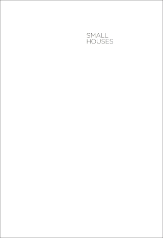 Cover image: Small Houses 1st edition 9783034607445