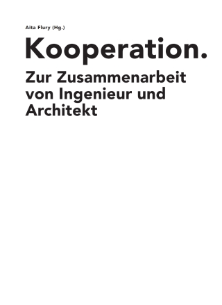 Cover image: Kooperation 1st edition 9783034607933