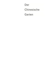 表紙画像: Der Chinesische Garten 1st edition 9783034602235