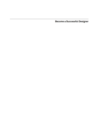 Cover image: Become a Successful Designer – Protect and Manage Your Design Rights Internationally 1st edition 9783034601016