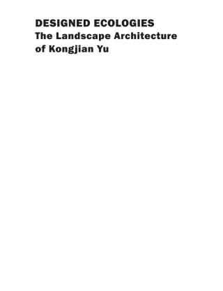 Cover image: Designed Ecologies 1st edition 9783034607384