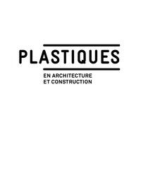 صورة الغلاف: Plastiques 1st edition 9783034606707
