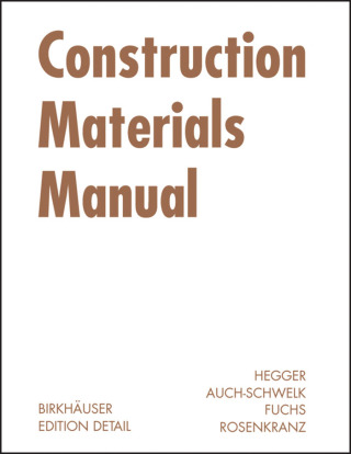Cover image: Construction Materials Manual 1st edition 9783764375706