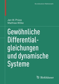 Omslagafbeelding: Gewöhnliche Differentialgleichungen und dynamische Systeme 9783034800013