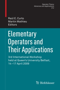 Cover image: Elementary Operators and Their Applications 1st edition 9783034800365