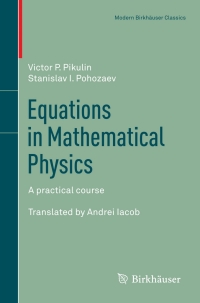 Imagen de portada: Equations in Mathematical Physics 9783034802673