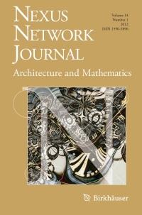 Cover image: Nexus Network Journal 14,1 1st edition 9783034803922