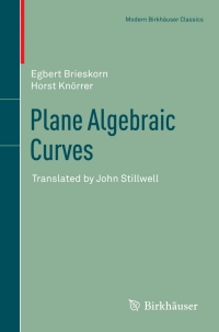 Imagen de portada: Plane Algebraic Curves 9783034804929