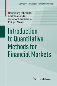 Cover image: Introduction to Quantitative Methods for Financial Markets 9783034805186