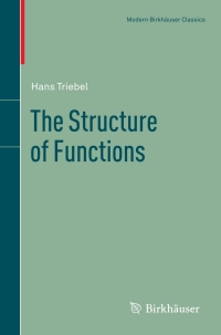 صورة الغلاف: The Structure of Functions 9783034805681