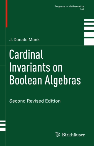 Immagine di copertina: Cardinal Invariants on Boolean Algebras 2nd edition 9783034807296