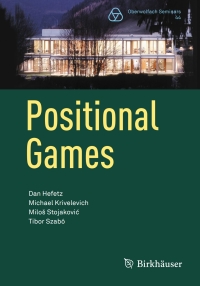 Cover image: Positional Games 9783034808248