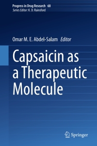 Cover image: Capsaicin as a Therapeutic Molecule 9783034808279