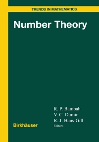 Titelbild: Number Theory 1st edition 9783034870238