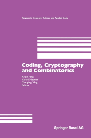 表紙画像: Coding, Cryptography and Combinatorics 1st edition 9783764324292