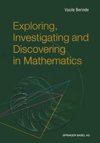 Imagen de portada: Exploring, Investigating and Discovering in Mathematics 9783764370190