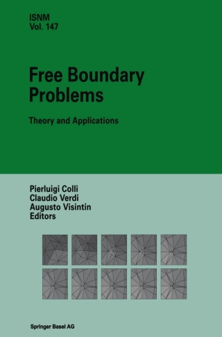 Imagen de portada: Free Boundary Problems 1st edition 9783764321932