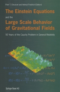 Cover image: The Einstein Equations and the Large Scale Behavior of Gravitational Fields 1st edition 9783764371302