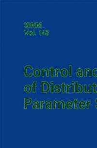 Imagen de portada: Control and Estimation of Distributed Parameter Systems 1st edition 9783034893992