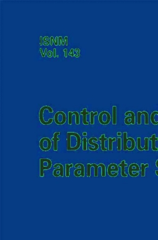 Cover image: Control and Estimation of Distributed Parameter Systems 1st edition 9783034893992