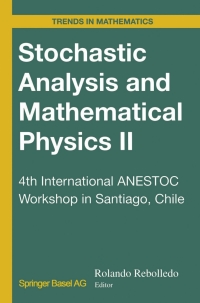 Titelbild: Stochastic Analysis and Mathematical Physics II 1st edition 9783764369972