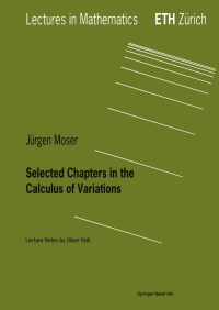 Cover image: Selected Chapters in the Calculus of Variations 9783764321857