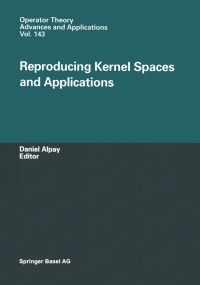 Cover image: Reproducing Kernel Spaces and Applications 1st edition 9783764300685