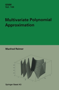 表紙画像: Multivariate Polynomial Approximation 9783764316389