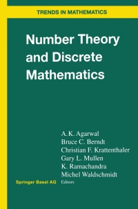 Titelbild: Number Theory and Discrete Mathematics 1st edition 9783034882231