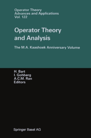 Imagen de portada: Operator Theory and Analysis 1st edition 9783764364991