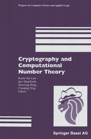 Immagine di copertina: Cryptography and Computational Number Theory 1st edition 9783764365103