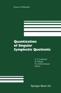 Cover image: Quantization of Singular Symplectic Quotients 1st edition 9783034883641